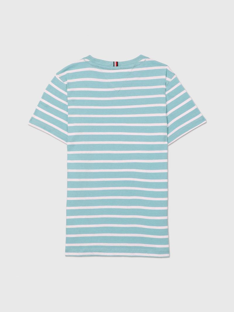 Aqua Kids' Tommy Hilfiger Stripe T Shirts | AU_G1265