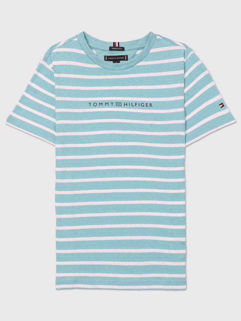 Aqua Kids\' Tommy Hilfiger Stripe T Shirts | AU_G1265