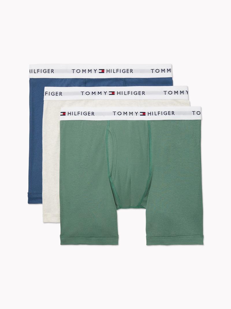 Aqua Men\'s Tommy Hilfiger Cotton classics boxer brief 3pk Boxer Briefs | AU_M31584