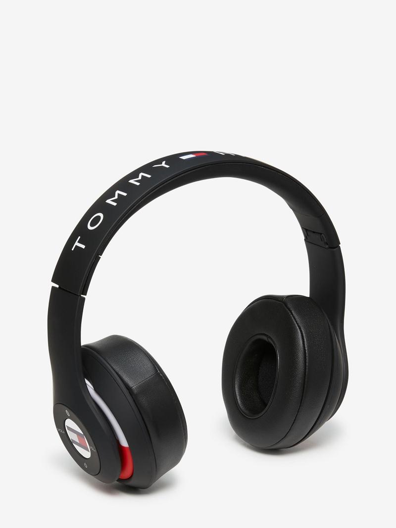 Black / Grey Men\'s Tommy Hilfiger TH Wireless Headphones Technology | AU_M31797