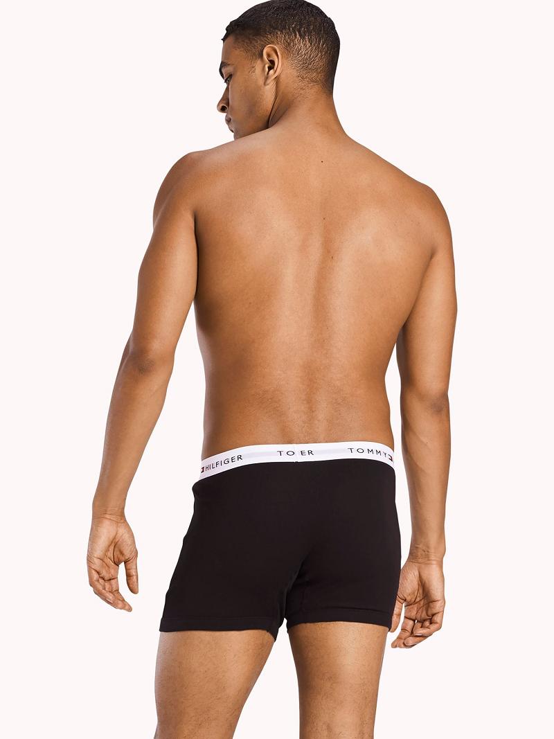 Black Men's Tommy Hilfiger Cotton classics boxer brief 5pk Boxer Briefs | AU_M31588