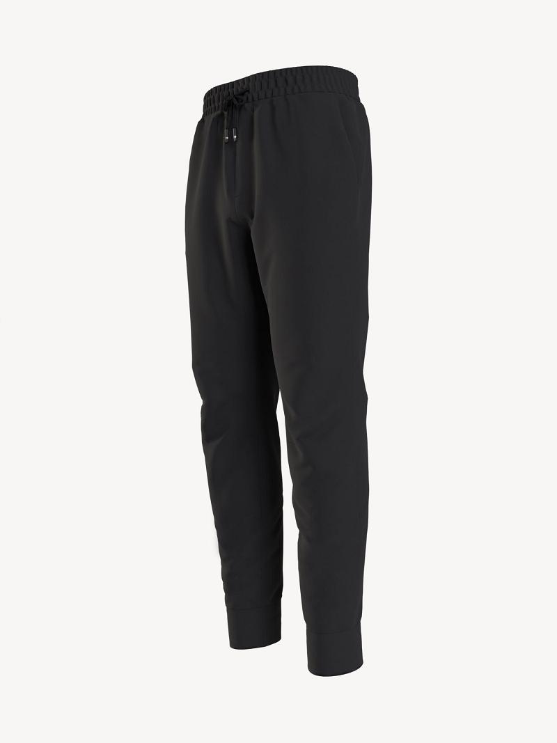 Black Men's Tommy Hilfiger Essential solid tech Jogger | AU_M31348