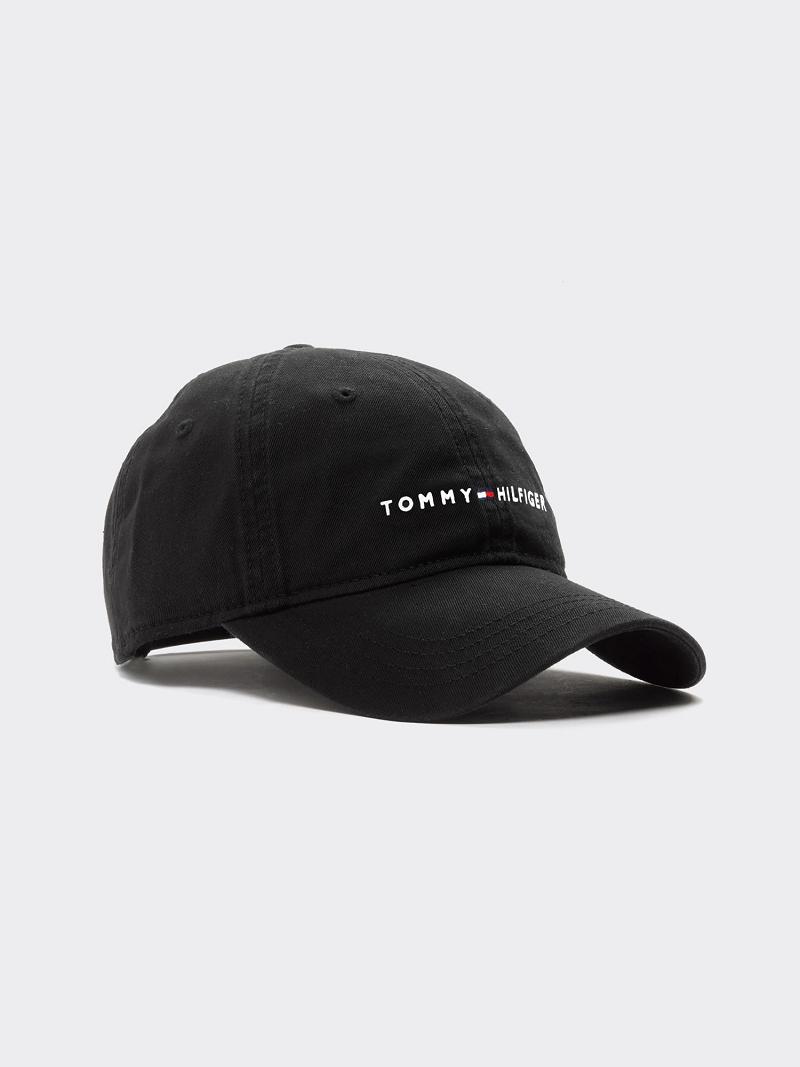 Black Men\'s Tommy Hilfiger Hilfiger Hats | AU_M31729