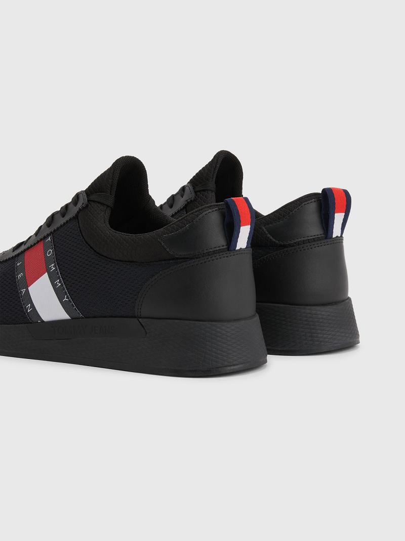 Black Men's Tommy Hilfiger Tj running Casual Shoes | AU_M31680