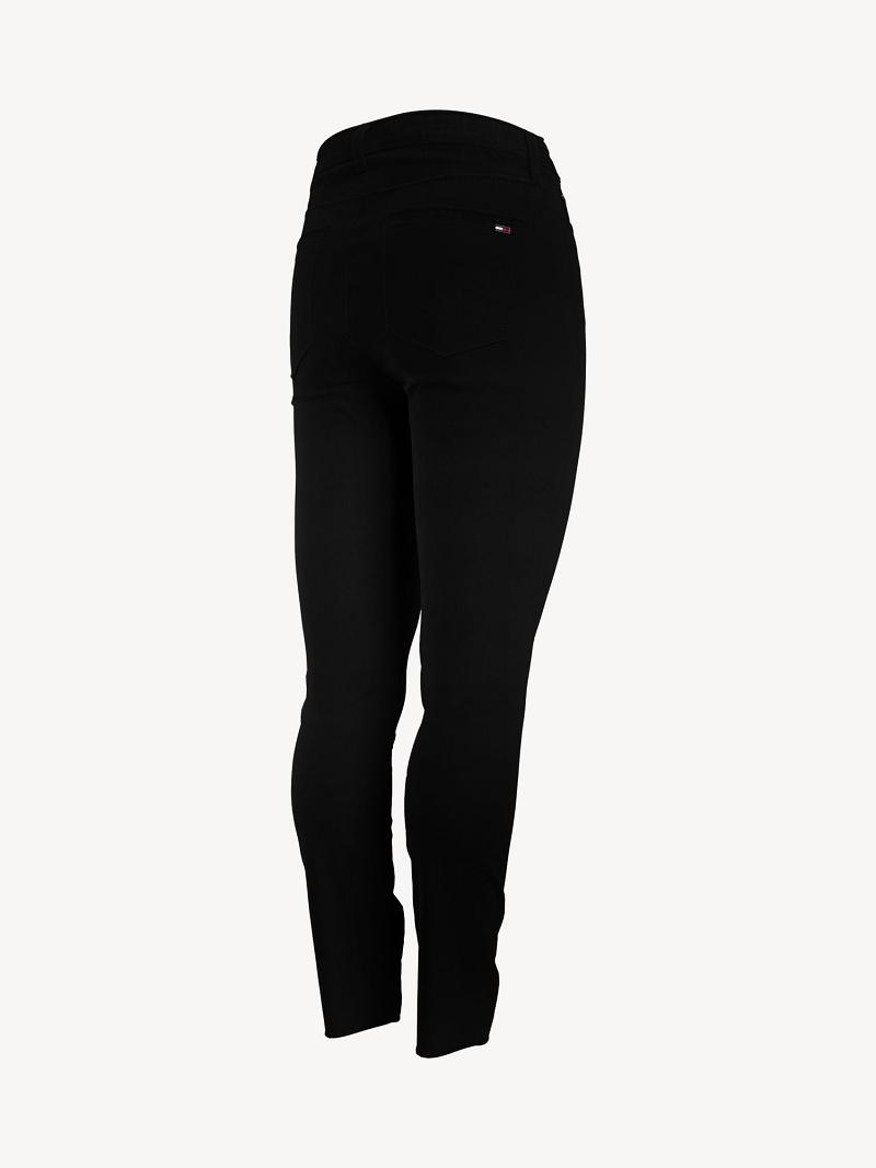 Black Women's Tommy Hilfiger Essential High-Rise Skinny Pant Jeans | AU_W21193