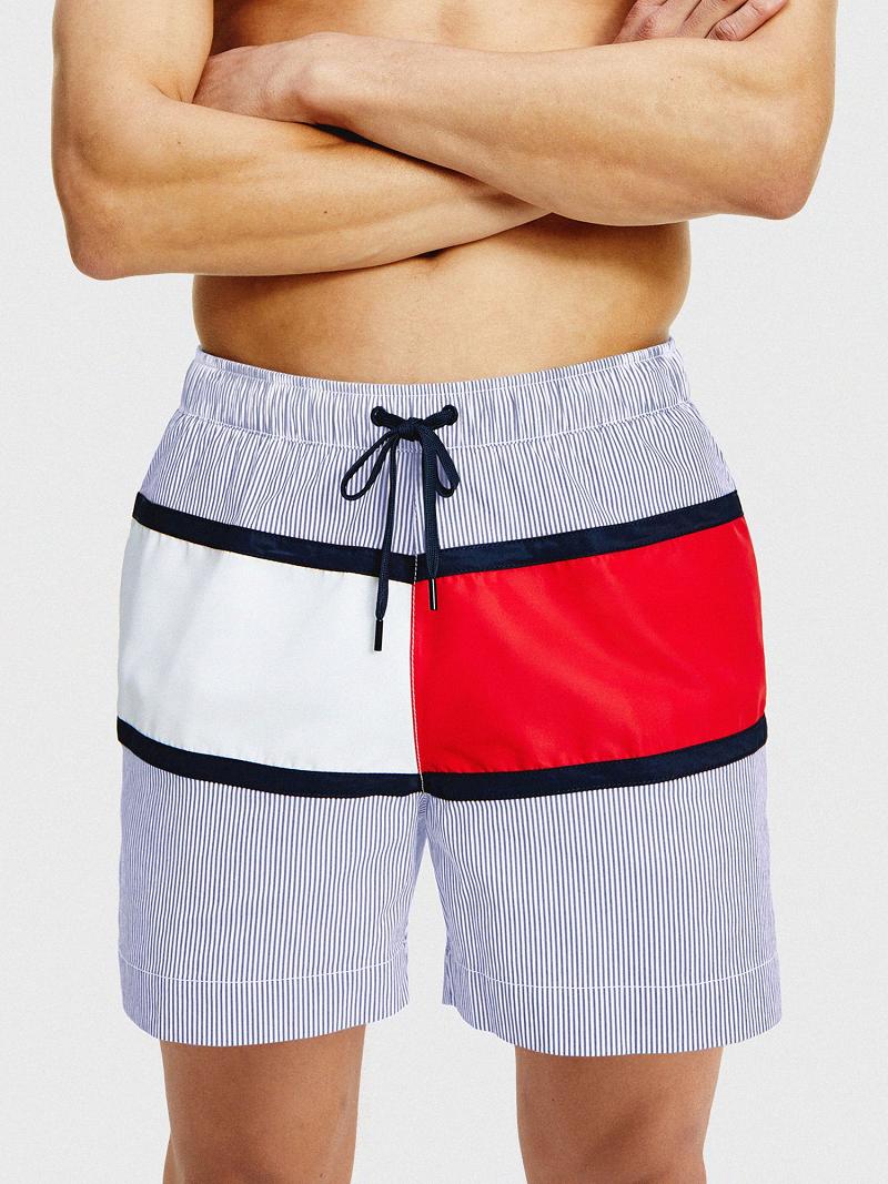 Blue / Grey Men's Tommy Hilfiger Stripe flag 7