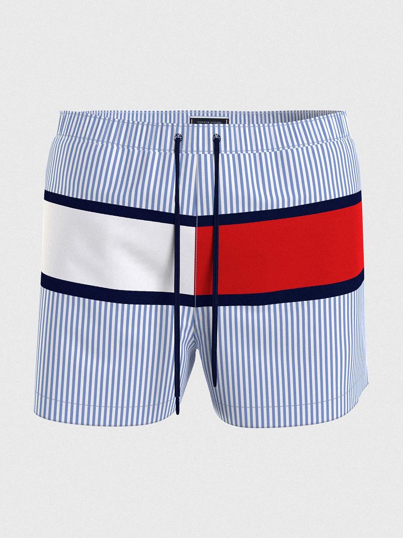 Blue / Grey Men's Tommy Hilfiger Stripe flag 7