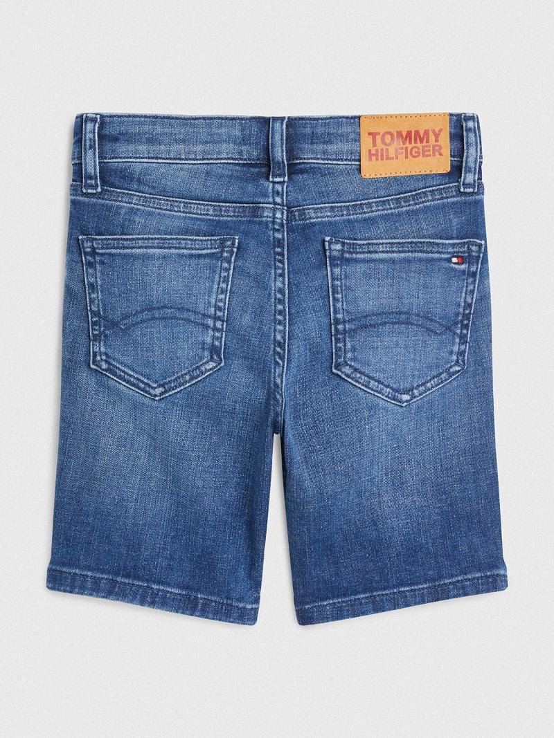 Blue Kids' Tommy Hilfiger Denim Shorts | AU_B2093