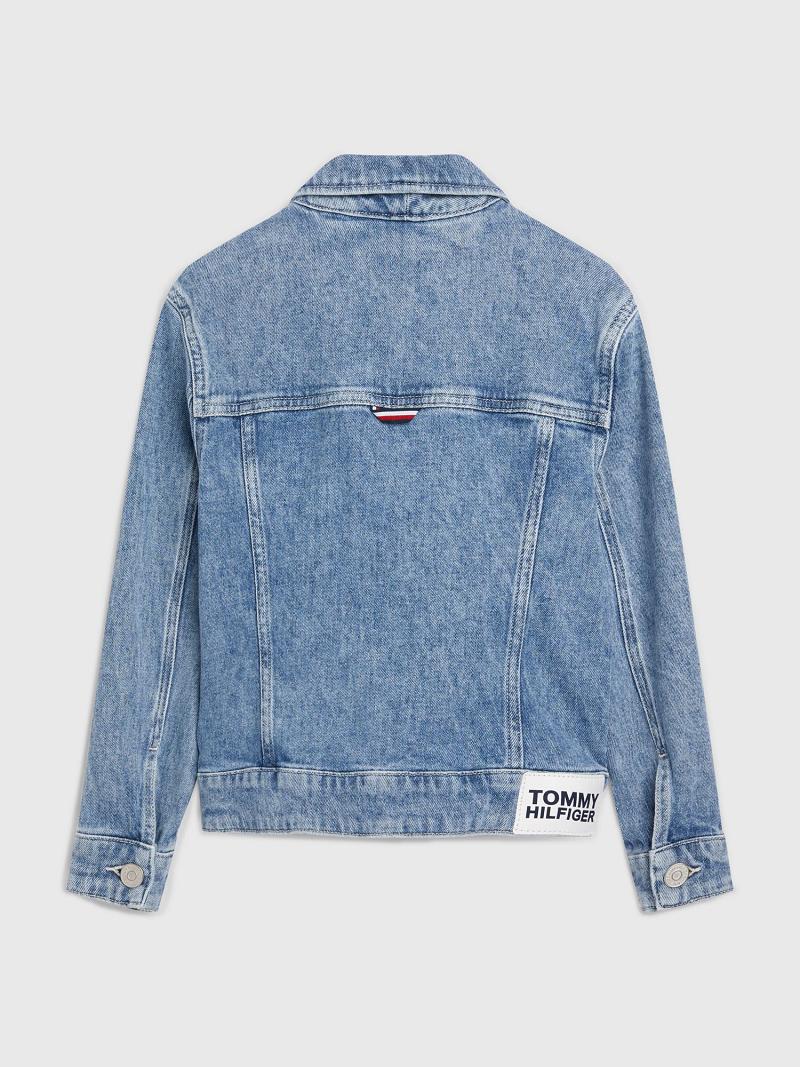 Blue Kids' Tommy Hilfiger Denim trucker Jackets | AU_B2037