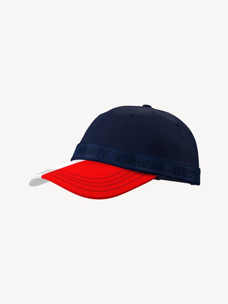 Blue Kids' Tommy Hilfiger Flag Baseball Hats | AU_G1356