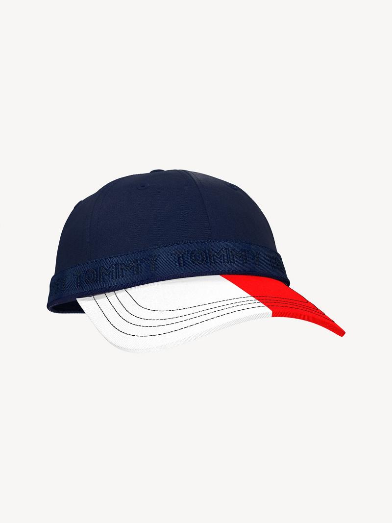 Blue Kids\' Tommy Hilfiger Flag Baseball Hats | AU_G1356