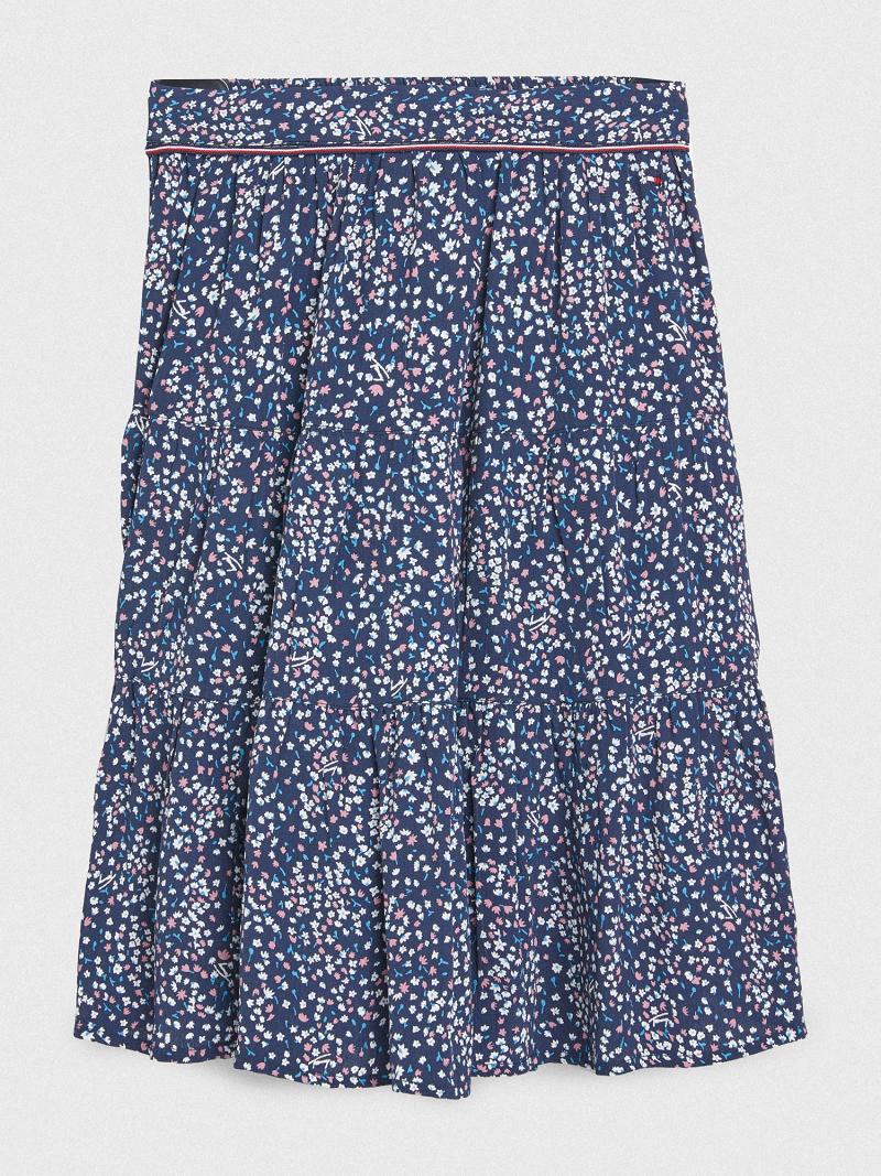 Blue Kids\' Tommy Hilfiger Floral Skirts | AU_G1169