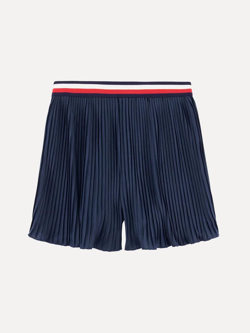 Blue Kids' Tommy Hilfiger Little Pleated Skort Skorts | AU_G1176