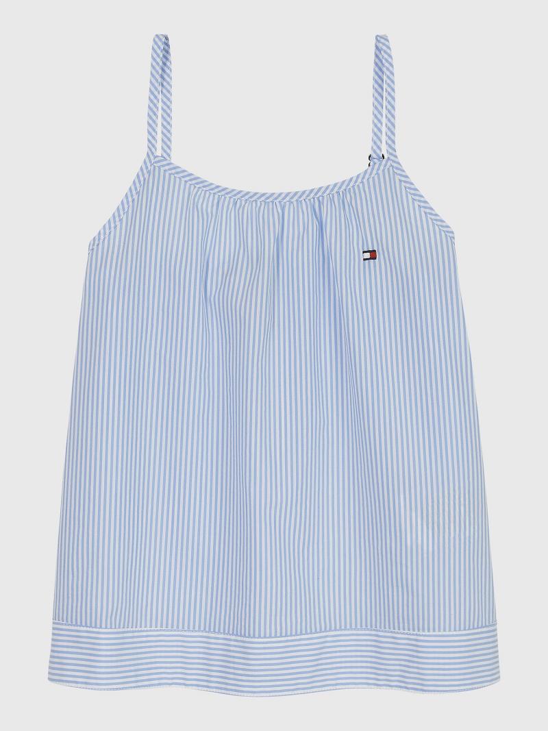 Blue Kids\' Tommy Hilfiger Stripe Tops | AU_G1281