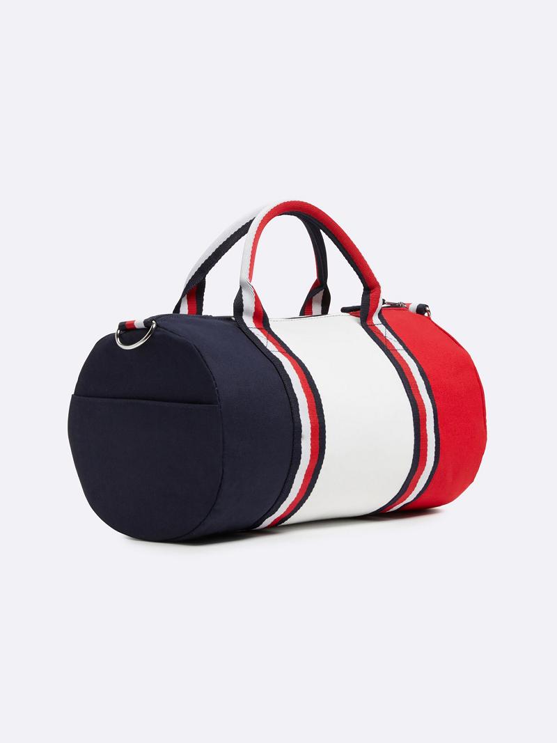 Blue / White / Red Kids' Tommy Hilfiger Patriot Duffle Bags | AU_B2270