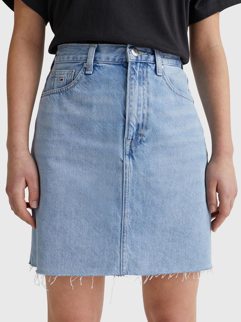 Blue Women\'s Tommy Hilfiger Denim Mini Skirts | AU_W21324