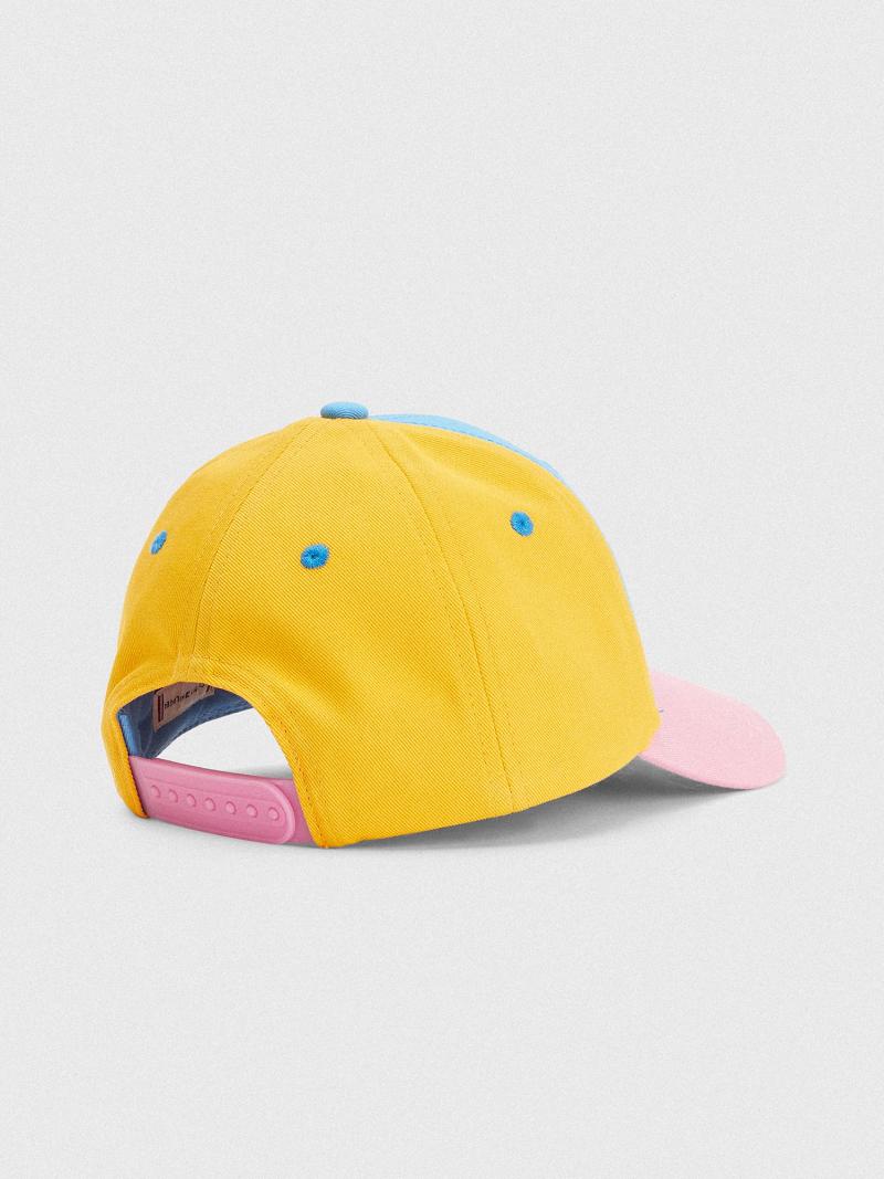 Blue / Yellow / Pink Kids' Tommy Hilfiger Colorblock Hats | AU_B2276