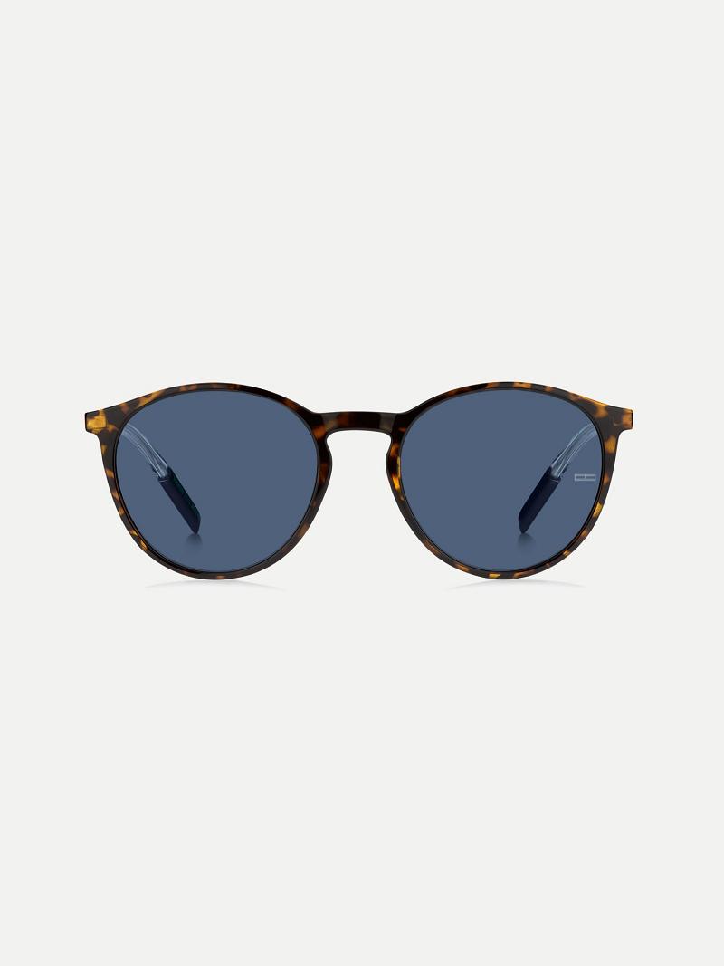 Brown Men's Tommy Hilfiger Classic Browline Sunglasses | AU_M31770