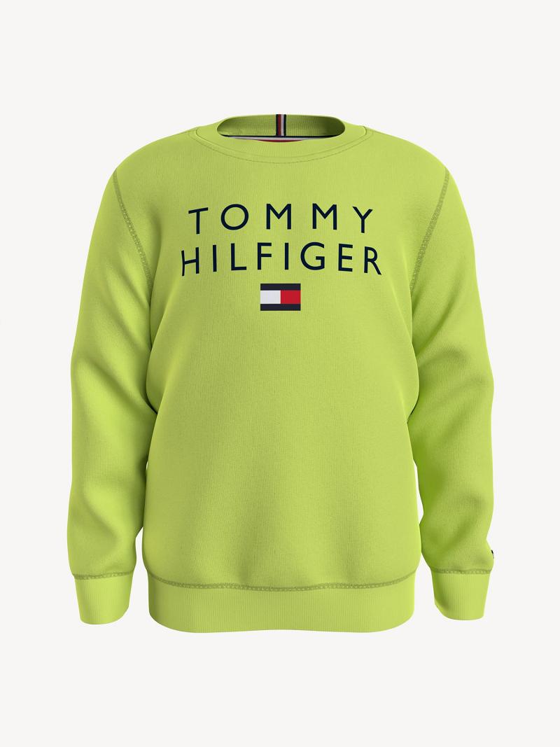 Green Kids\' Tommy Hilfiger Tommy Sweatshirts | AU_B2139