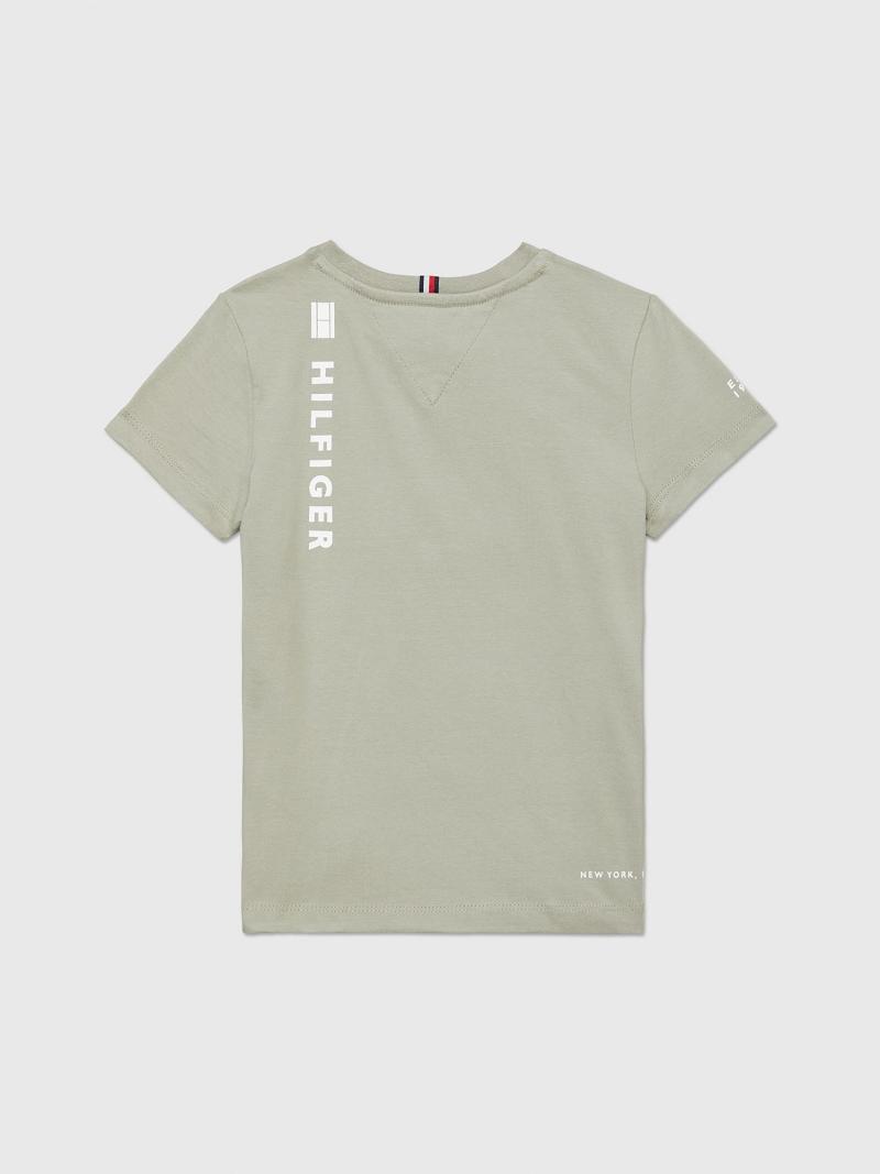 Grey Kids' Tommy Hilfiger Multi Logo T Shirts | AU_B2197