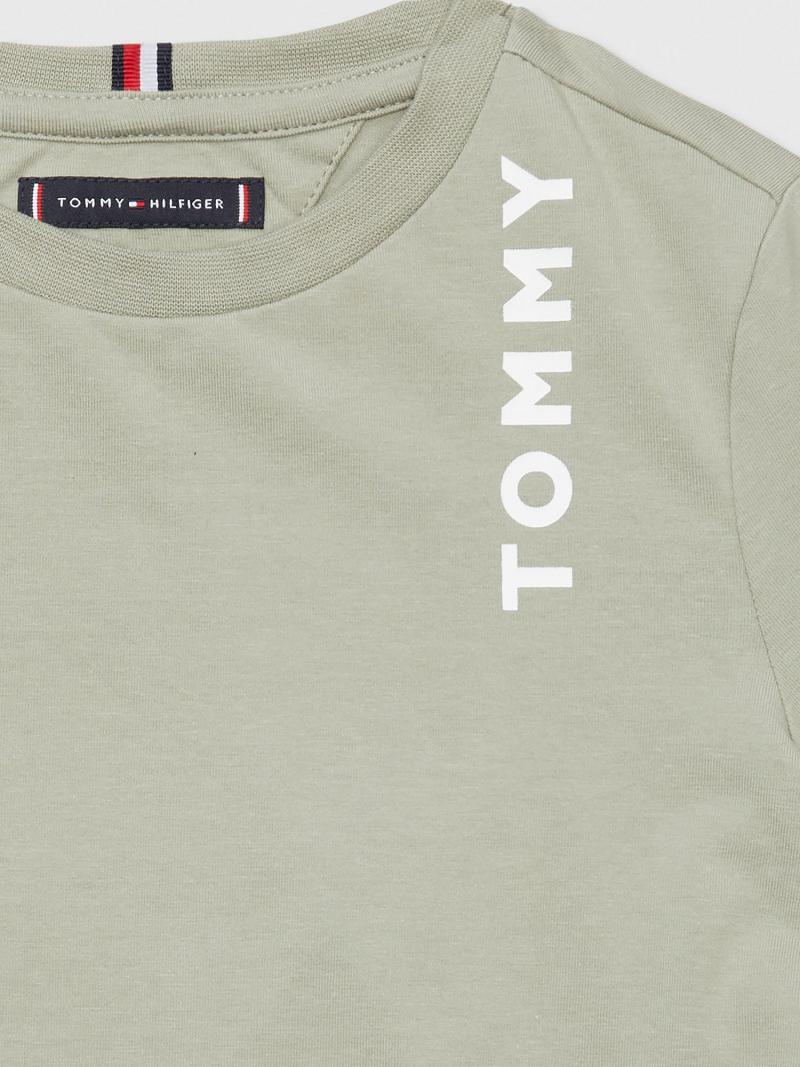 Grey Kids' Tommy Hilfiger Multi Logo T Shirts | AU_B2197