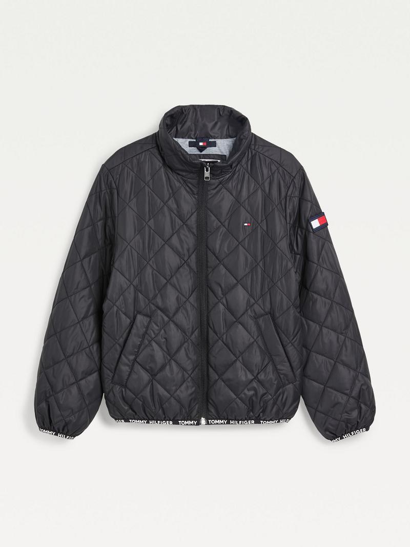 Grey Kids' Tommy Hilfiger Quilted Jackets | AU_B2042