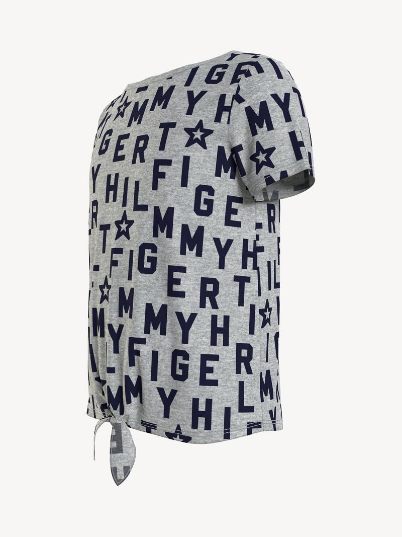 Grey Kids' Tommy Hilfiger Tommy T Shirts | AU_G1269