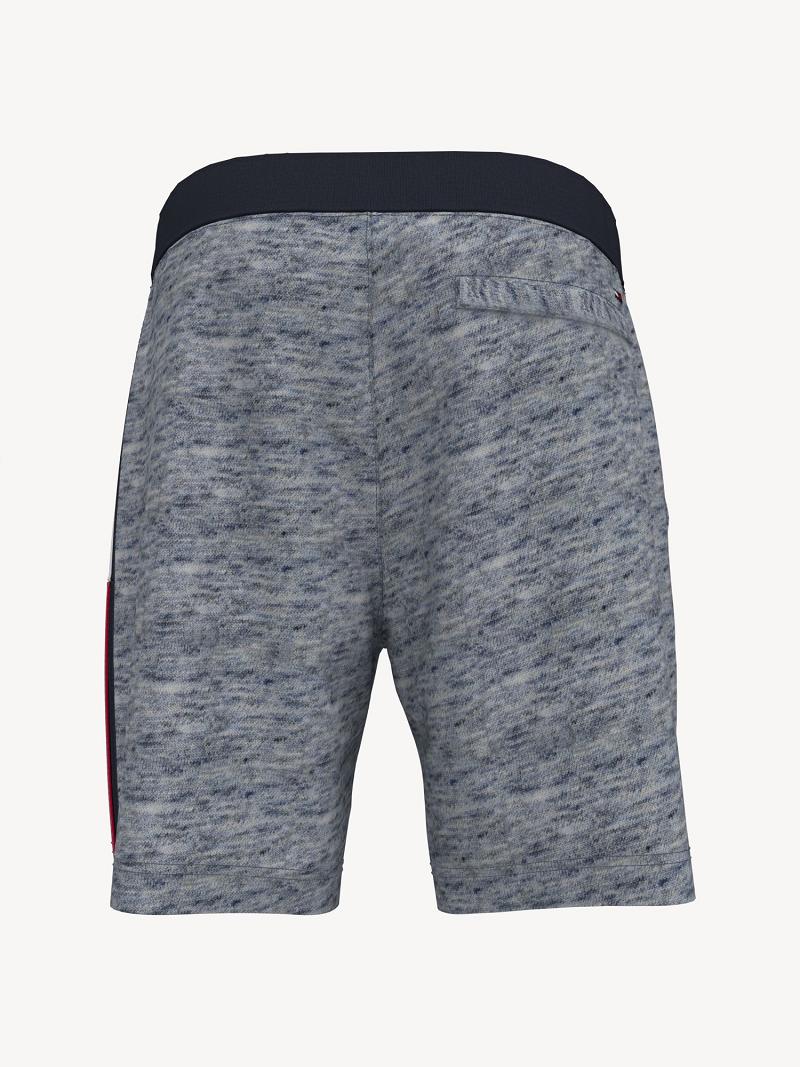 Grey Men's Tommy Hilfiger Essential hilfiger sweatshort Shorts | AU_M31204