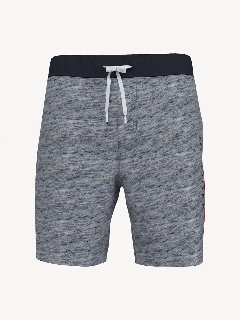 Grey Men's Tommy Hilfiger Essential hilfiger sweatshort Shorts | AU_M31204