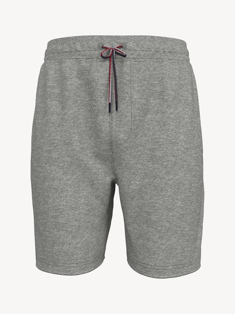 Grey Men\'s Tommy Hilfiger Essential solid sweatshort Shorts | AU_M31208