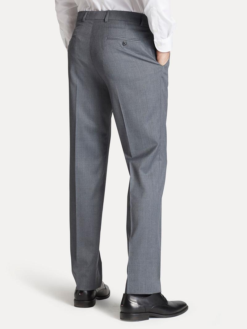 Grey Men's Tommy Hilfiger Regular fit in solid Suits | AU_M31183