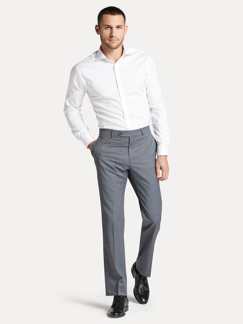 Grey Men's Tommy Hilfiger Regular fit in solid Suits | AU_M31183