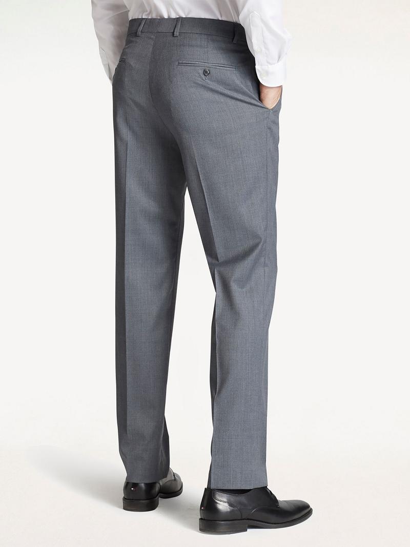 Grey Men's Tommy Hilfiger Regular fit wool Suits | AU_M31190