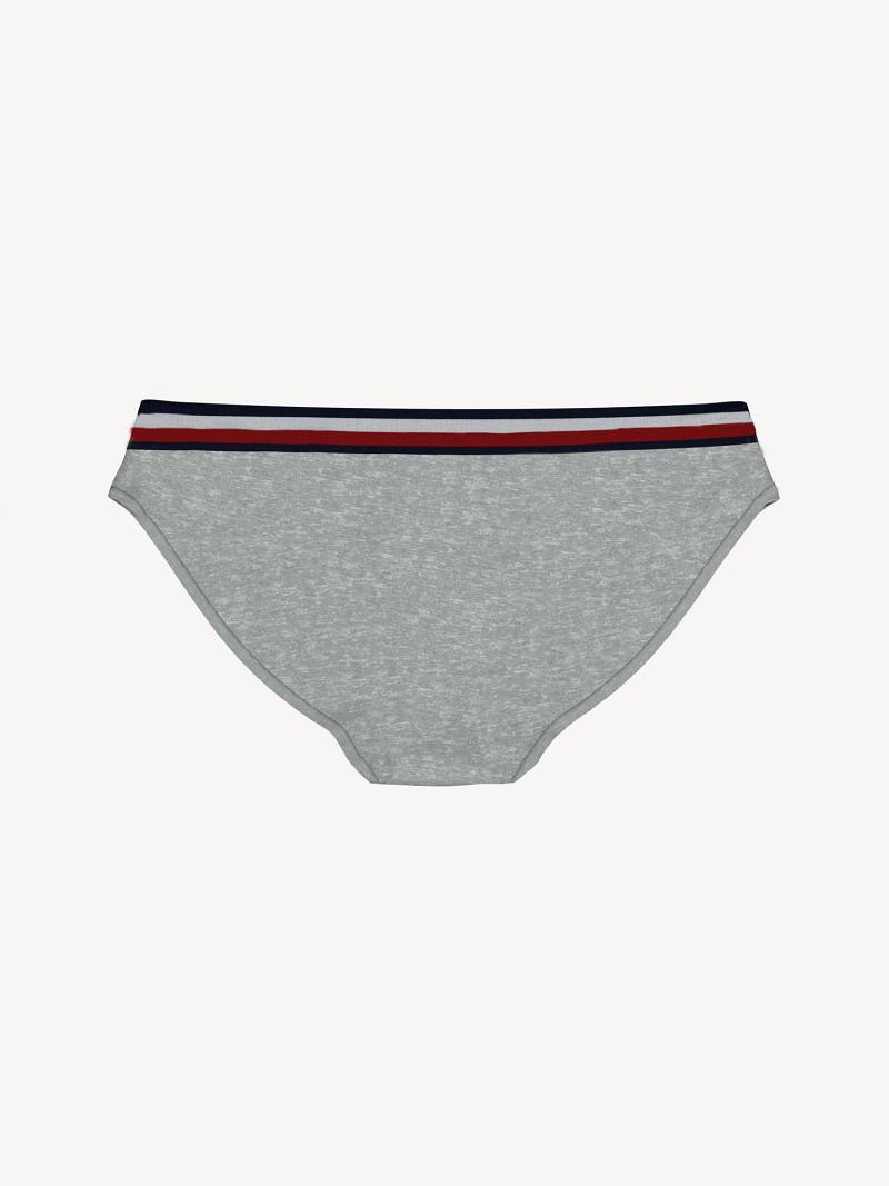 Grey Women's Tommy Hilfiger Logo Brief Bikinis | AU_W21542