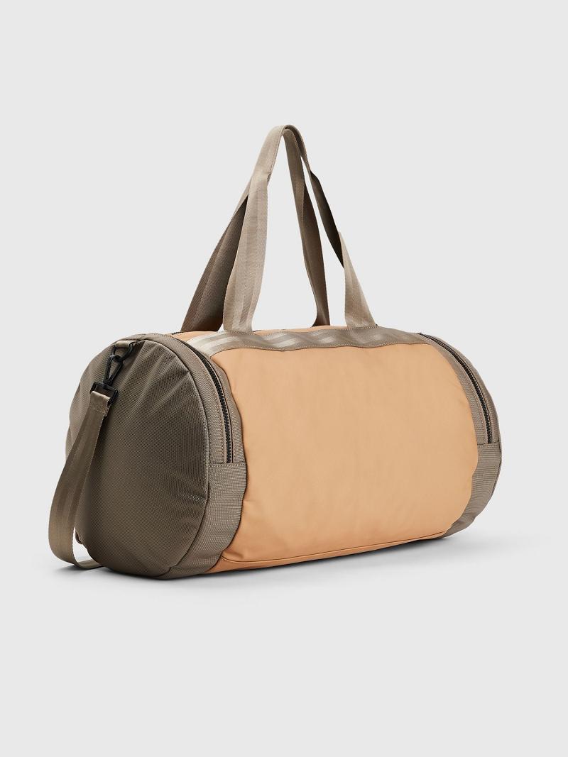 Khaki / Beige Men's Tommy Hilfiger Utility Duffle Bags | AU_M31713