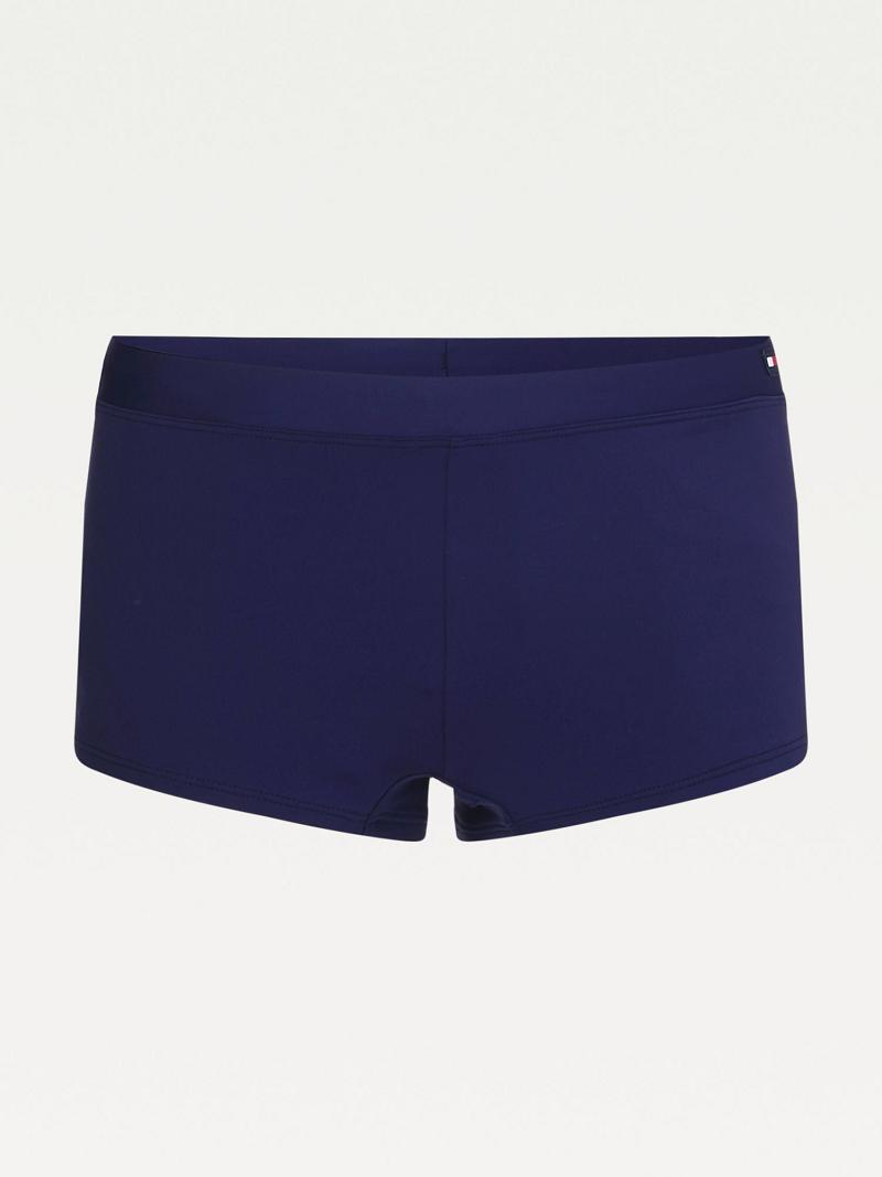 Navy / Blue Men's Tommy Hilfiger Solid swim trunk Swimwear | AU_M31111