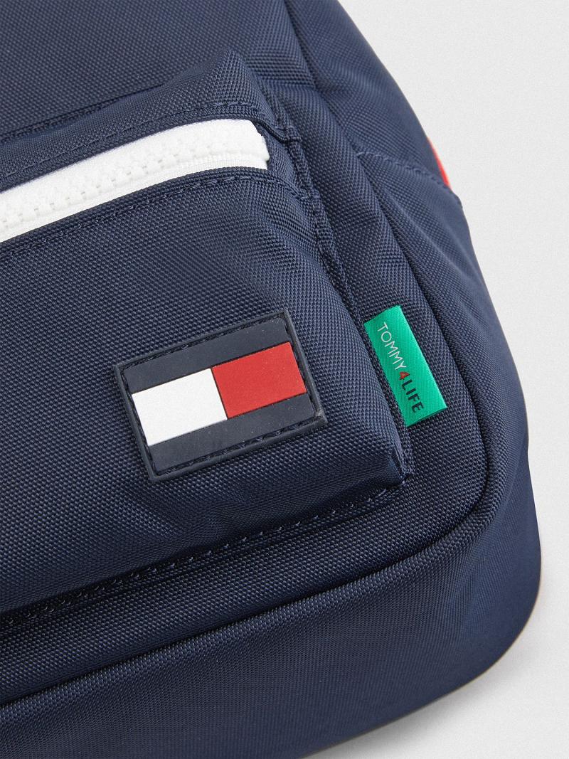 Navy Kids' Tommy Hilfiger Backpack Lunchbox Bags | AU_B2265