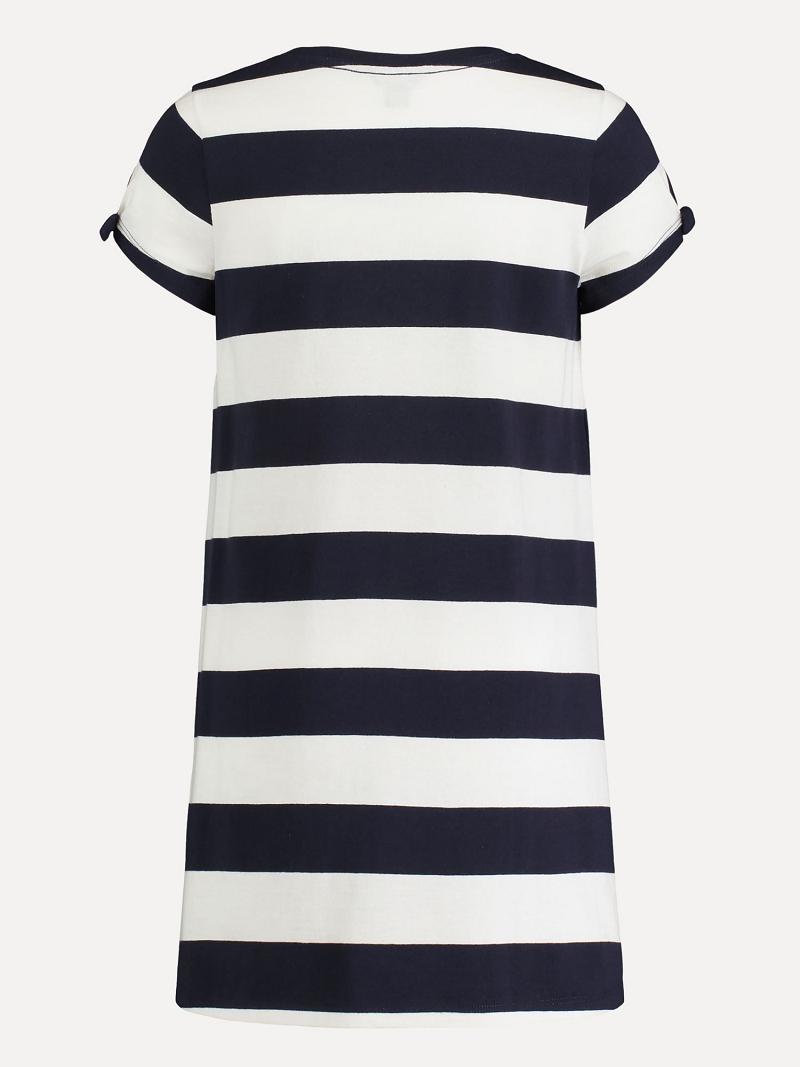 Navy Kids' Tommy Hilfiger Big Rugby T-Shirt Dresses | AU_G1047