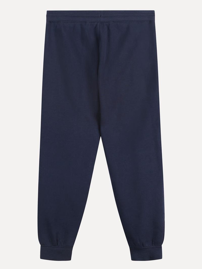 Navy Kids' Tommy Hilfiger Big Script Logo Sweatpants | AU_B2118