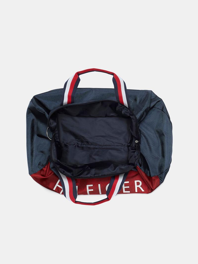 Navy Kids' Tommy Hilfiger Hilfiger Duffle Bags | AU_G1344