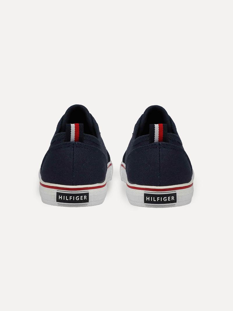 Navy Kids' Tommy Hilfiger Laceless Sneakers | AU_B2239