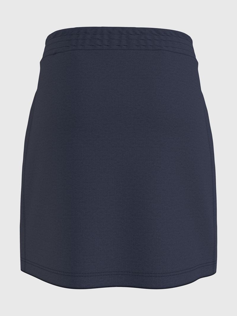 Navy Kids' Tommy Hilfiger Logo Skirts | AU_G1171