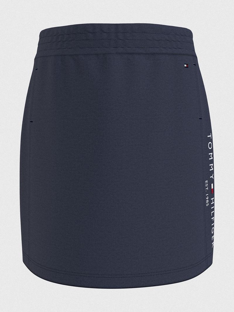 Navy Kids\' Tommy Hilfiger Logo Skirts | AU_G1171