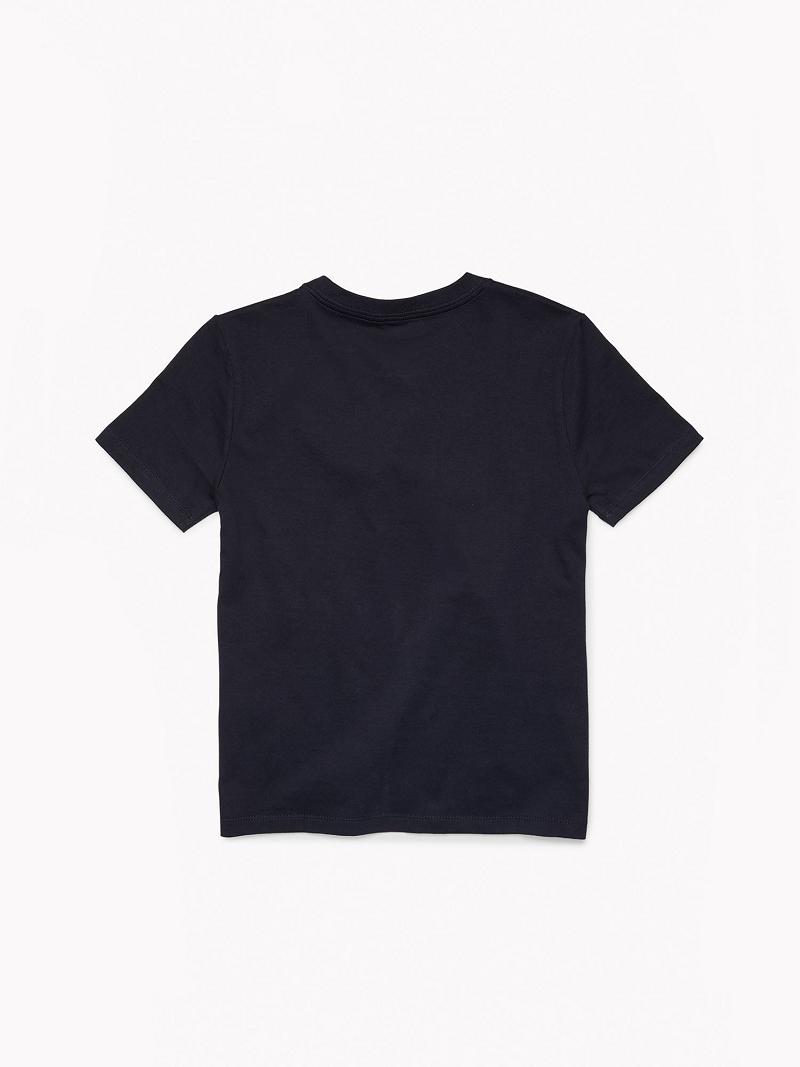 Navy Kids' Tommy Hilfiger Solid T Shirts | AU_B2204