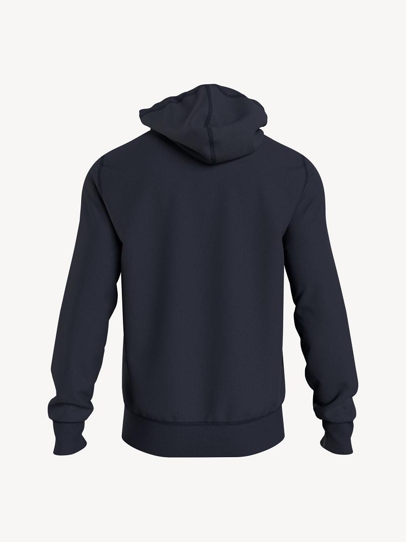 Navy Men's Tommy Hilfiger Essential popover Hoodies | AU_M31440