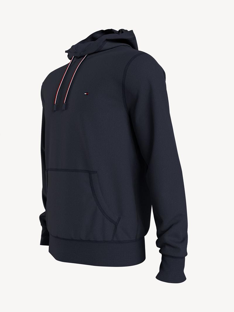 Navy Men's Tommy Hilfiger Essential popover Hoodies | AU_M31440