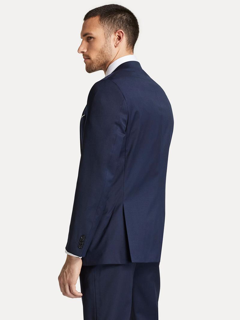 Navy Men's Tommy Hilfiger Regular fit wool Blazers | AU_M31480