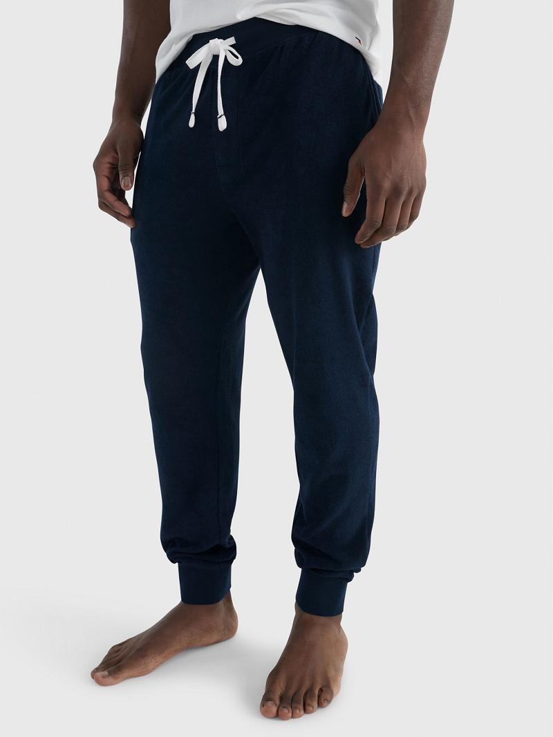 Navy Men\'s Tommy Hilfiger Terry lounge Jogger | AU_M31354