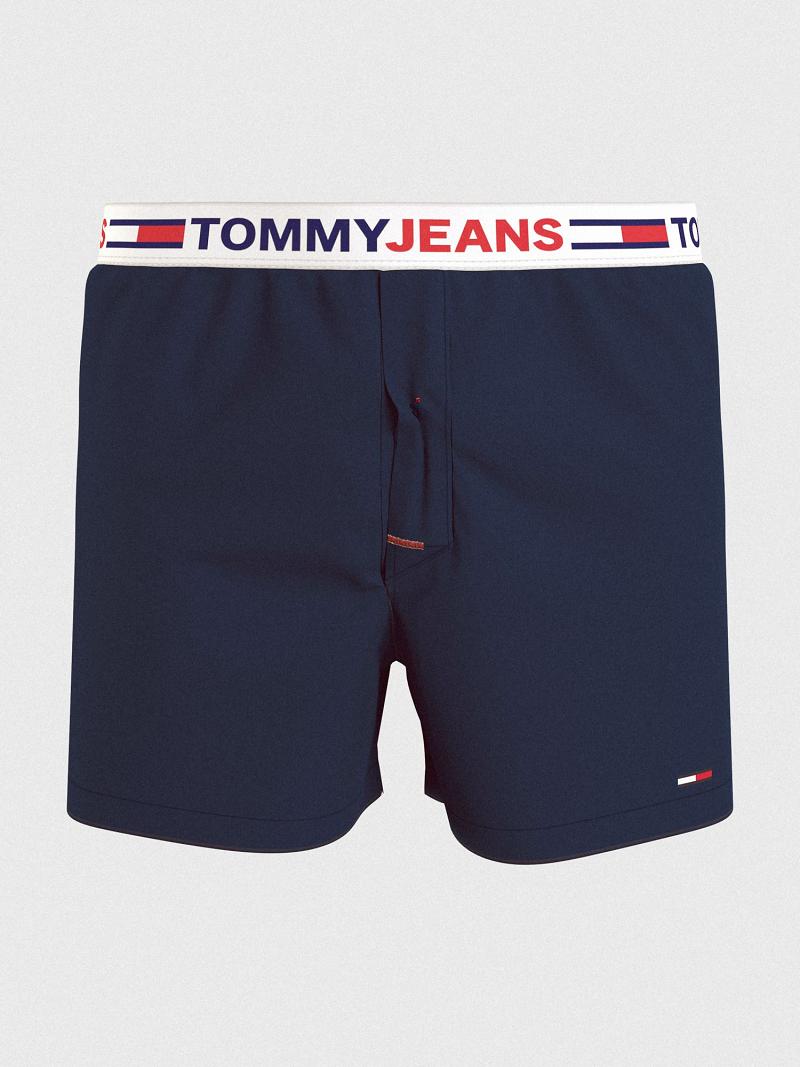 Navy Men\'s Tommy Hilfiger Tj woven boxer Boxers | AU_M31564