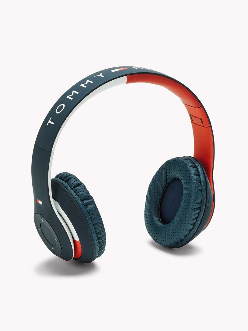 Navy / Red / White Women\'s Tommy Hilfiger Noise Isolating Wireless Headphones Technology | AU_W21690